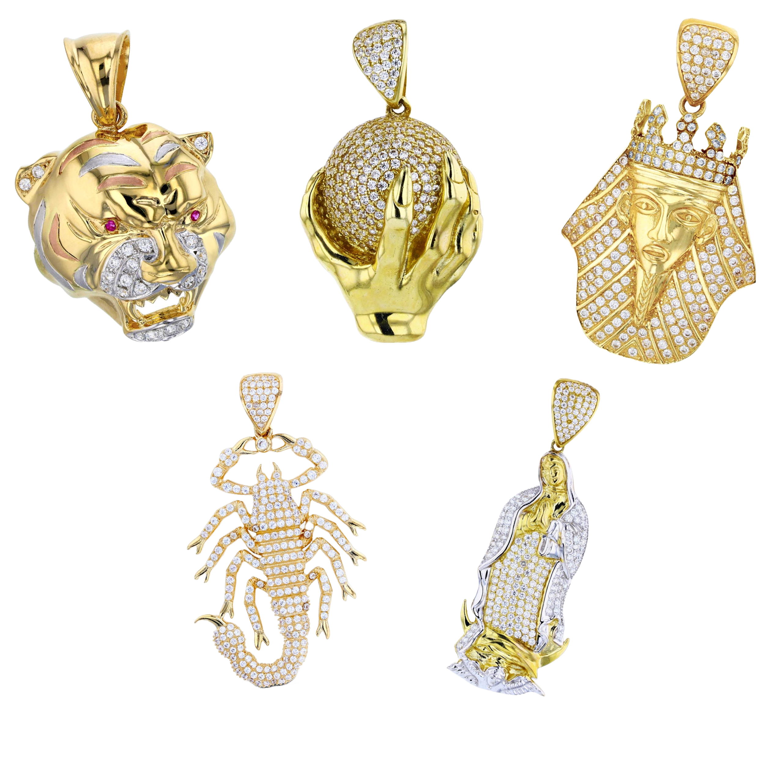 GOLD MEN PENDANTS