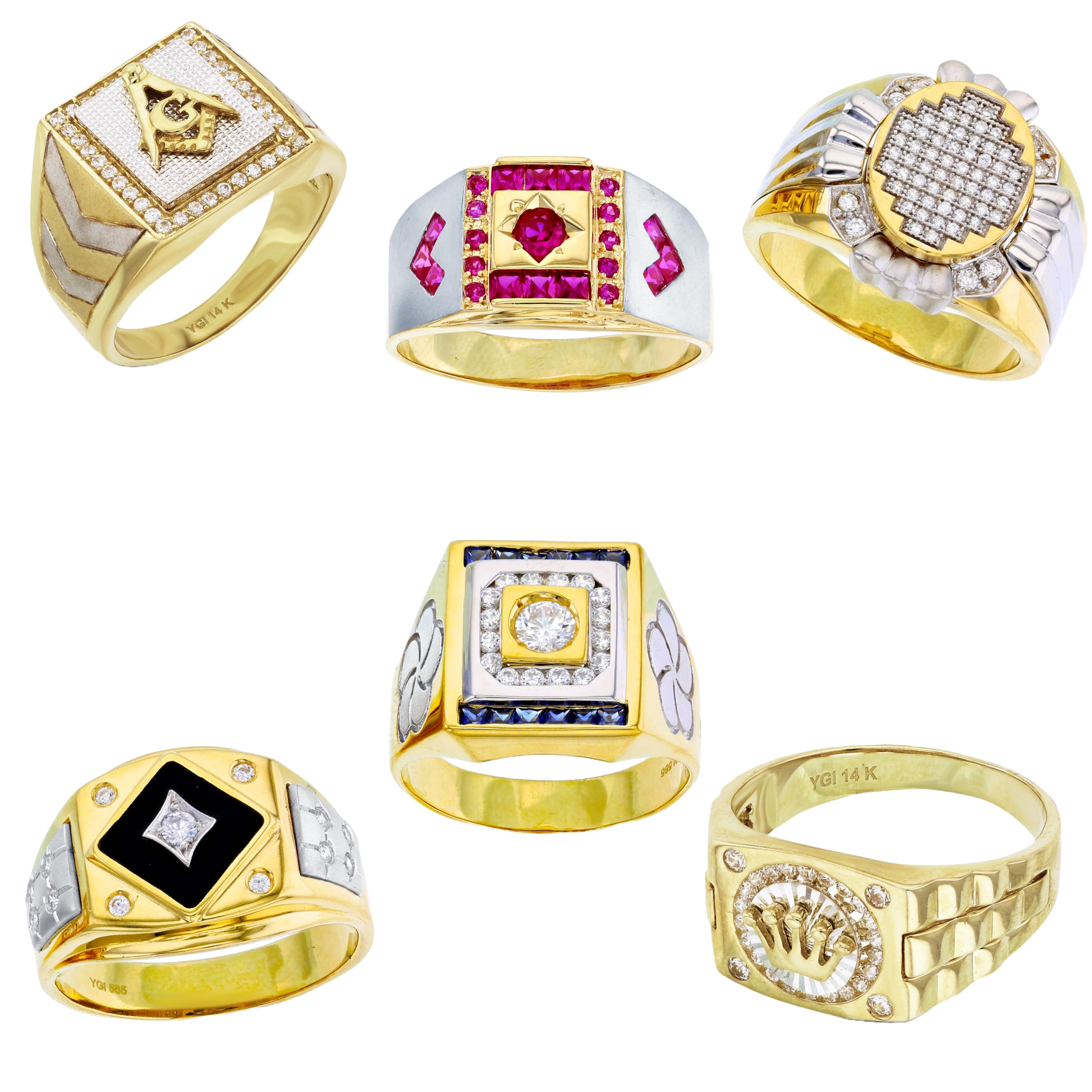 GOLD MEN RINGS