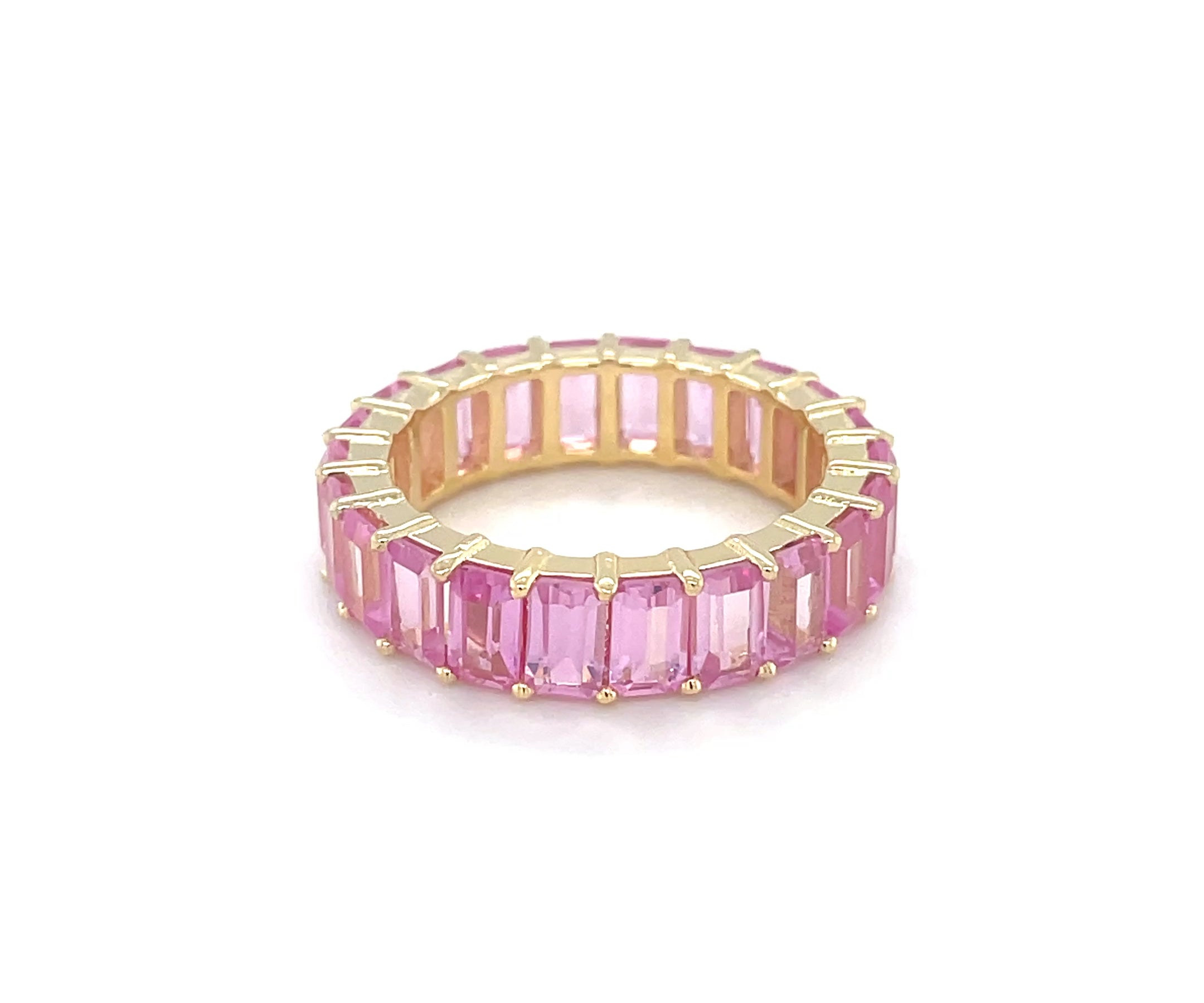 14K Sapphire Eternity Band