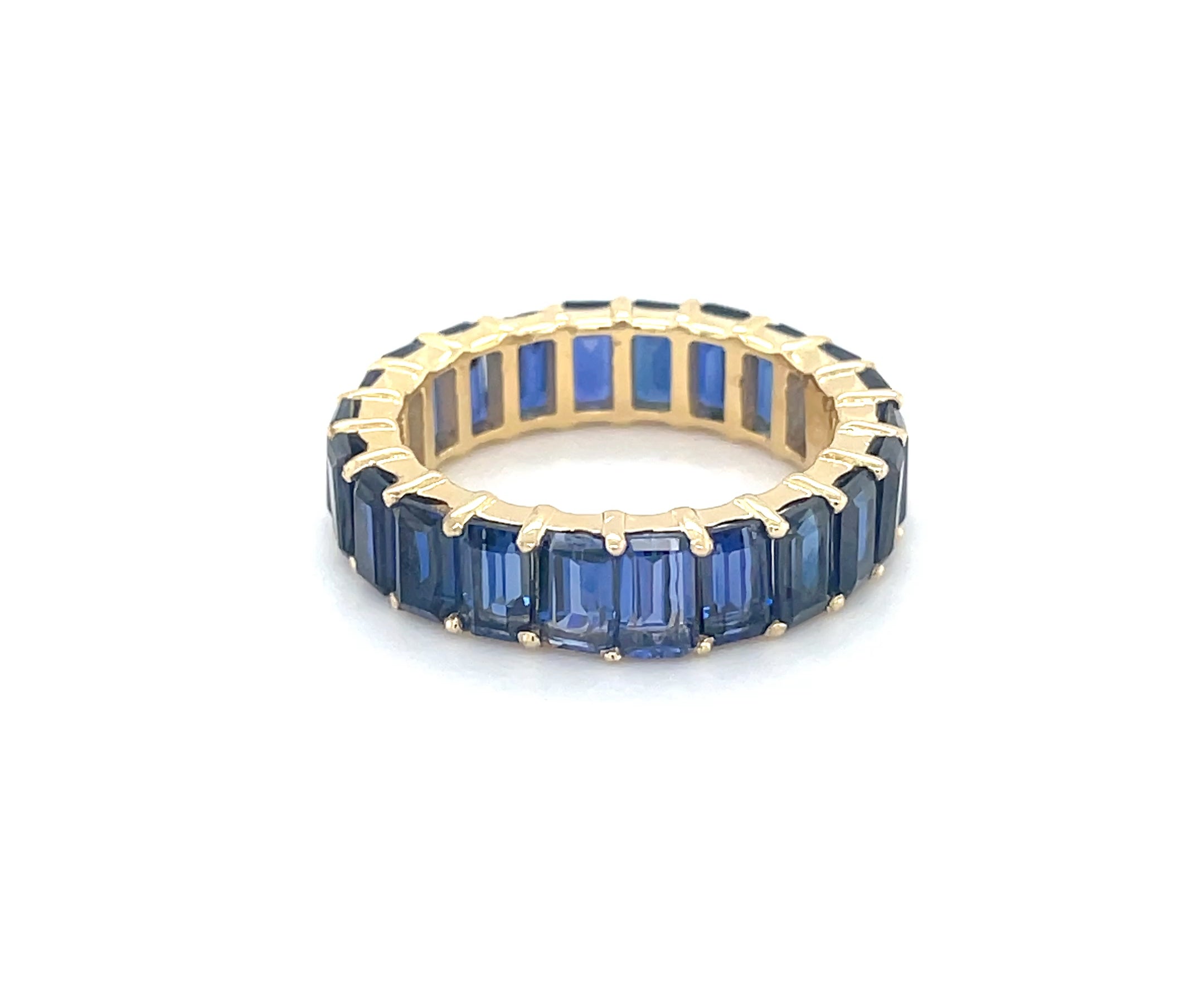 14K Sapphire Eternity Band