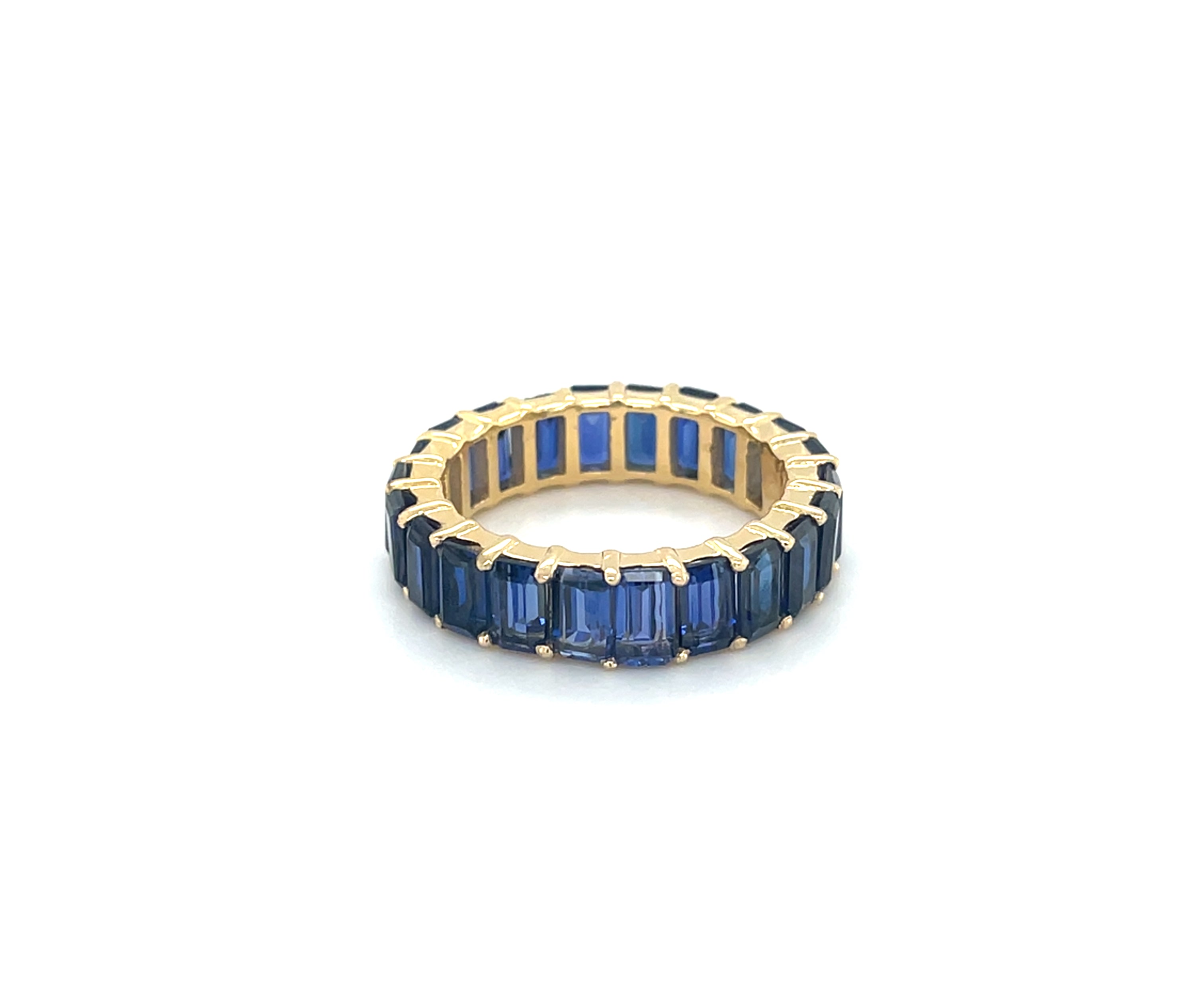 14K Sapphire Eternity Band